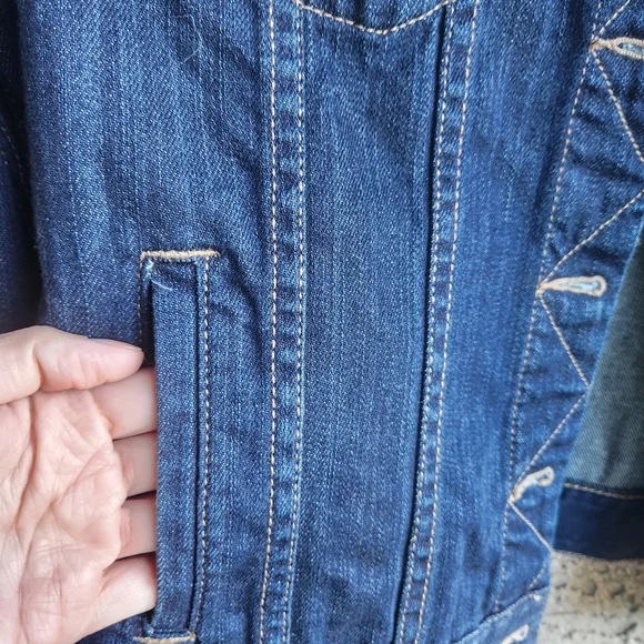 Canyon River Blues Denim Jean Jacket Size Medium Cotton - Picture 4 of 10